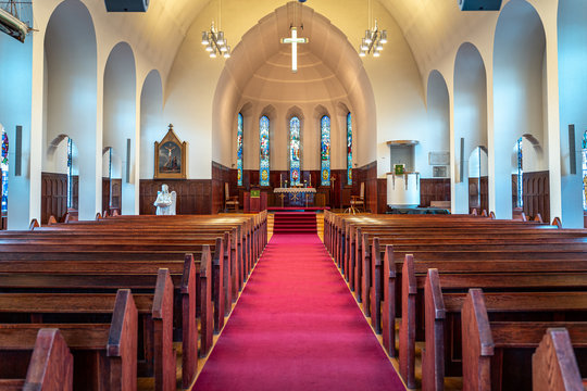 Interior of St. John's Evangelical Lutheran Church